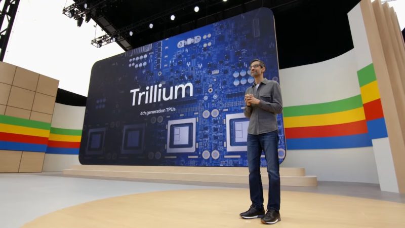 Google 發表第六代 Trillium TPU，運算效能提升 4.7 倍